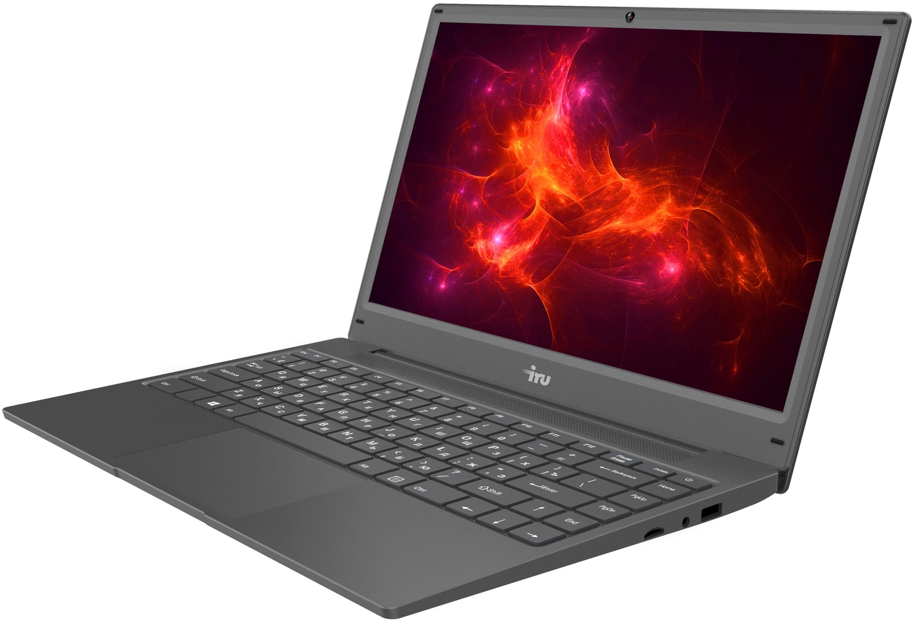 Ноутбук IRU Калибр 14TLH Core i3 1115G4 8Gb SSD256Gb Intel UHD Graphics 14.1" IPS FHD (1920x1080) FreeDOS grey WiFi BT Cam 4500mAh (1909150)