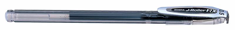 Ручка гелев. Zebra J-Roller RX (17791) d=0.5мм черн. черн. сменный стержень линия 0.3мм черный