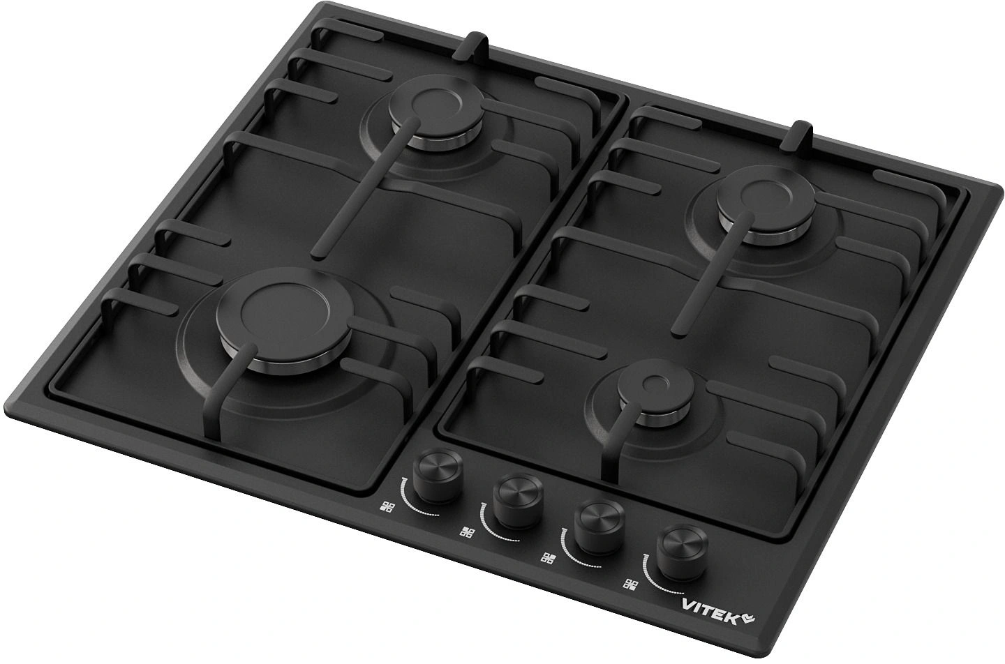 Газовая варочная поверхность Vitek VGH 6410 MBK черный Газовая варочная поверхность Vitek VGH 6410 MBK черный
