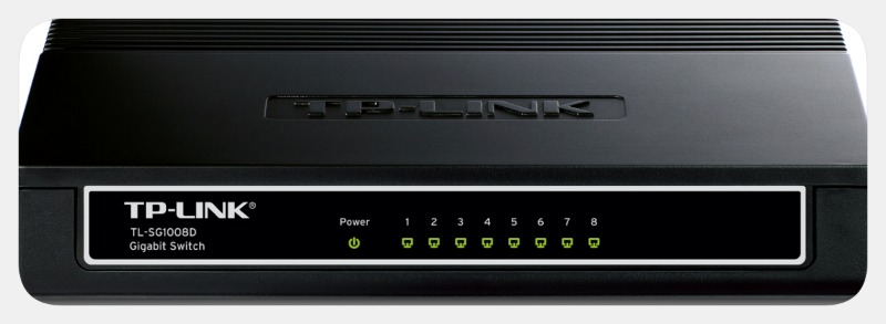 Коммутатор TP-Link TL-SG1008D (L2) 8x1Гбит/с неуправляемый