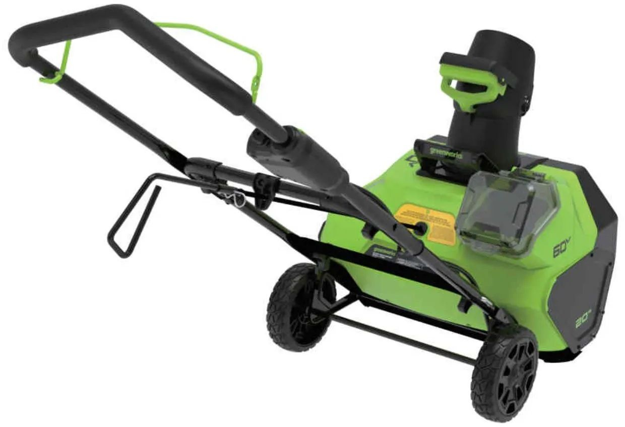 Снегоуборщик электр. Greenworks GD60PST 2кВт