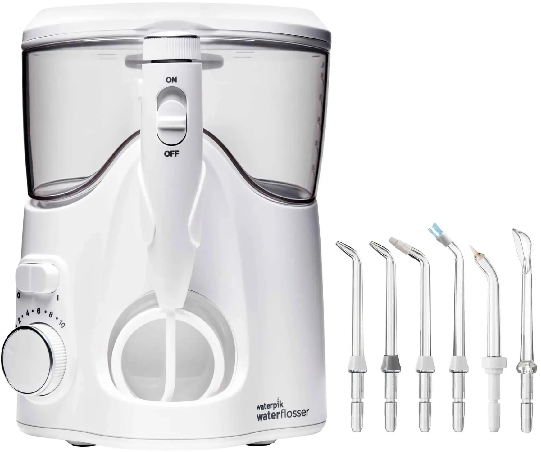 Ирригатор Waterpik WF-150EU 6насад. белый