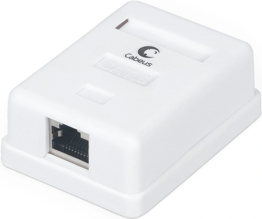 Розетка Cabeus WS-8P8C-CAT.6-SH-1 комп.RJ45 кат.6