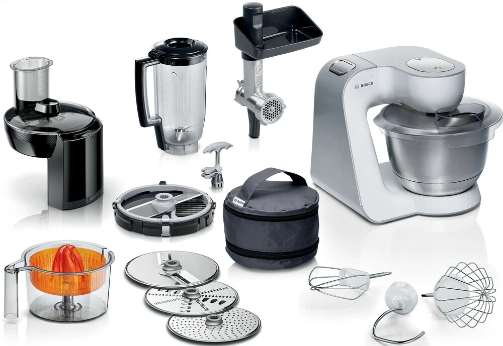 Кухонная машина Bosch MUM58251 планетар.вращ. 1000Вт белый/серый