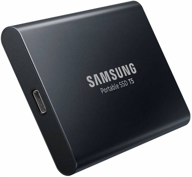 Накопитель SSD Samsung USB-C 1TB MU-PA1T0B/WW T5 1.8" черный