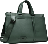 Деловая сумка мужская Piquadro Russel CA4021W137/VE с отделением для ноутбука 15.6" хаки натур.кожа