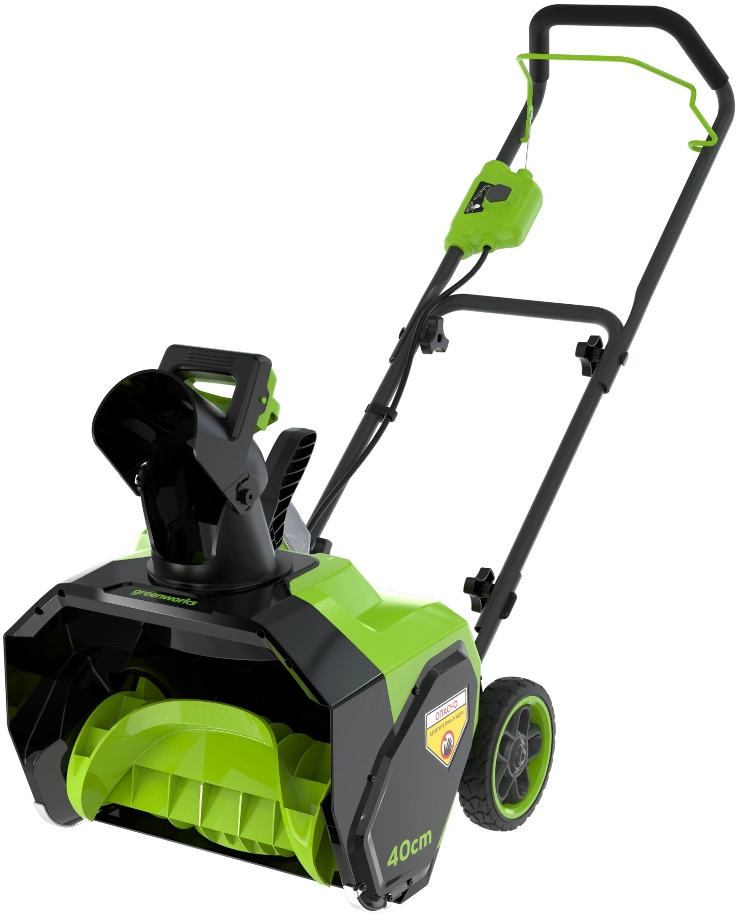 Снегоуборщик электр. Greenworks G40ST40