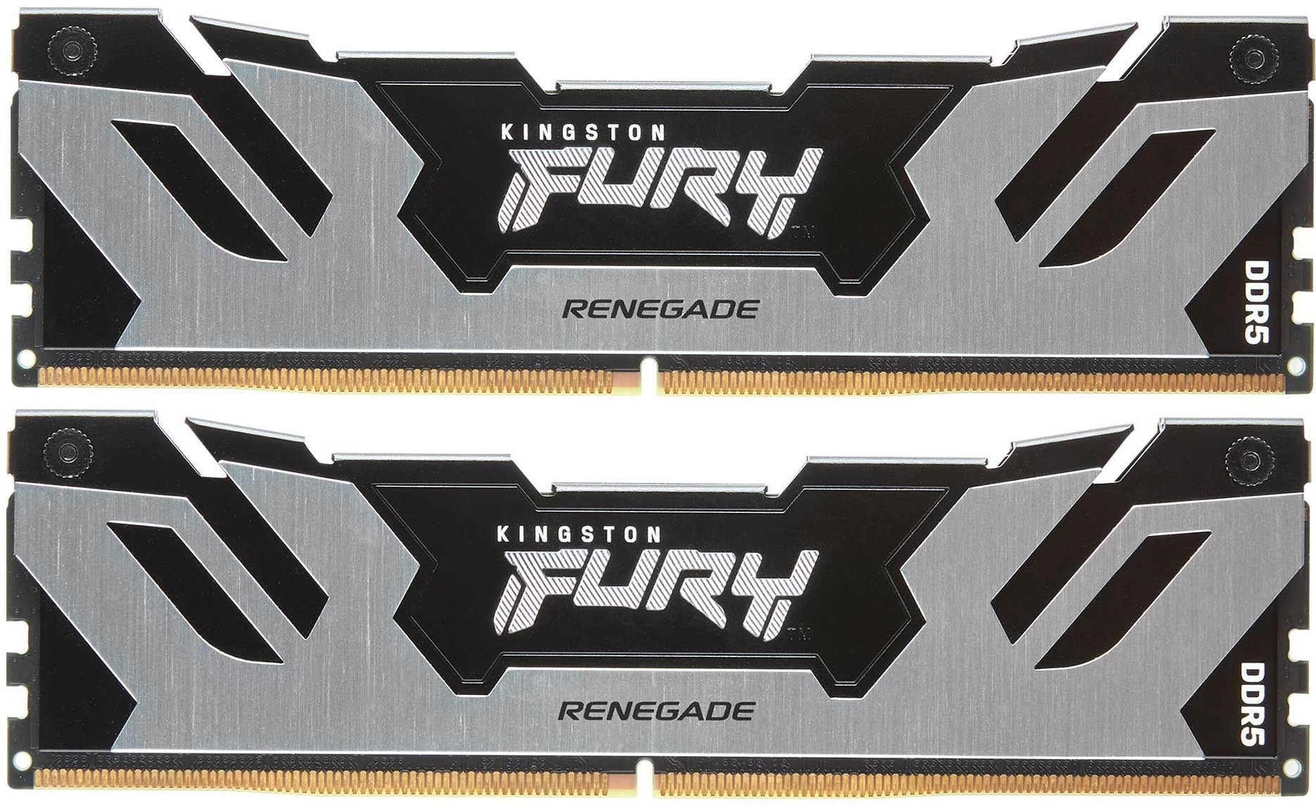 Память DDR5 2x24GB 6400MHz Kingston KF564C32RSK2-48 Fury Renegade Silver XMP RTL Gaming PC5-51200 CL32 DIMM 288-pin 1.4В kit с радиатором Ret