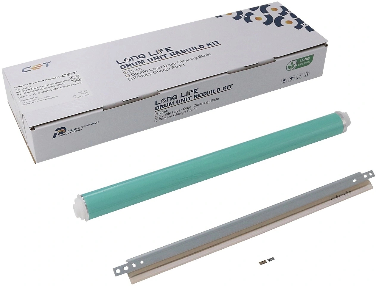 Комплект восстановления Cet CET501049 (C-EXV49-Kit, C-EXV54-Kit) для Canon iR C3025, iR C3025i, iR ADVANCE C3320, iR ADVANCE C3320i, iR ADVANCE C3325i, iR ADVANCE C3330i, iR ADVANCE C3320L, iR ADVANCE C3520i, iR ADVANCE C3525i, iR ADVANCE C3530i, iR