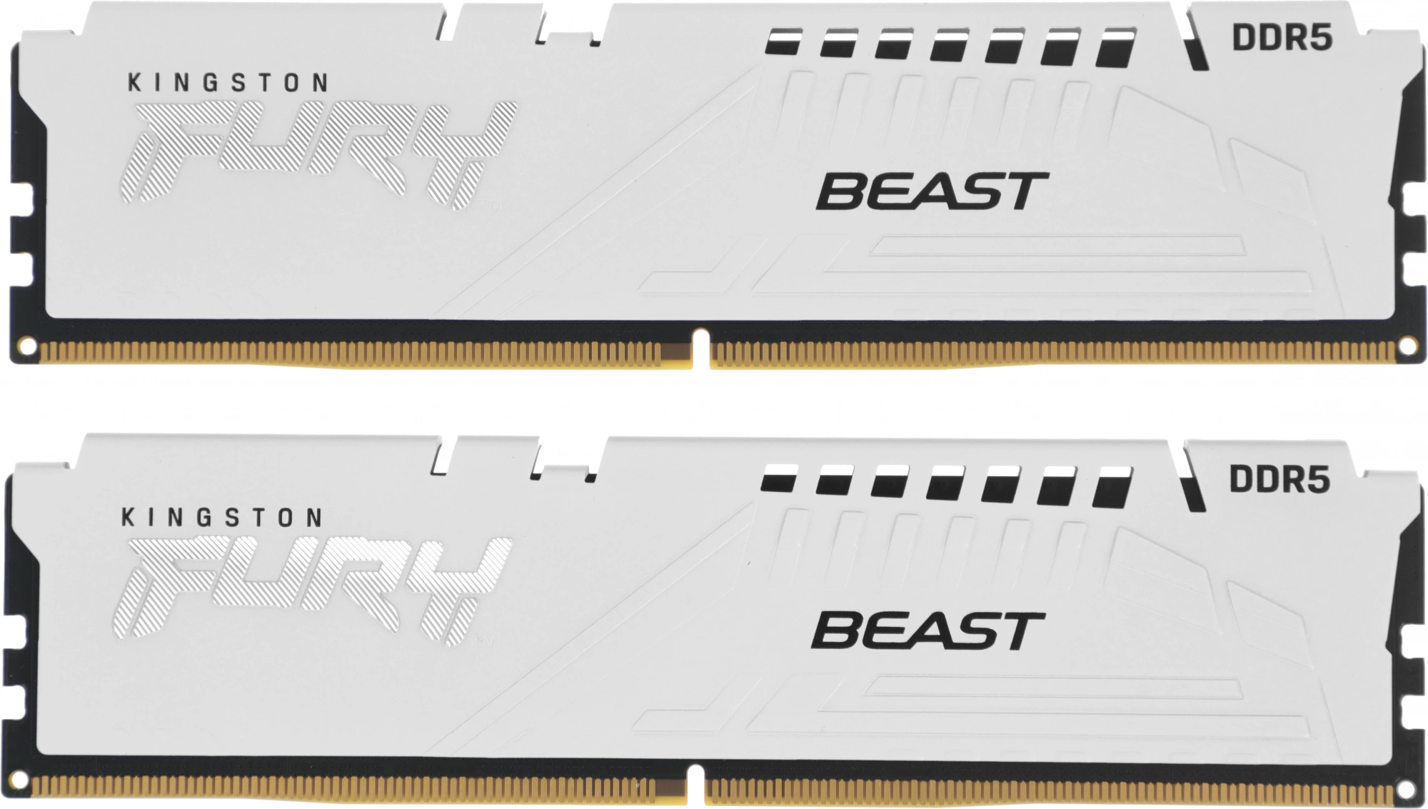 Память DDR5 2x16GB 6000MHz Kingston KF560C36BWE2K2-32 Fury Beast White Expo RTL Gaming PC5-48000 CL36 DIMM 288-pin 1.35В kit single rank с радиатором Ret