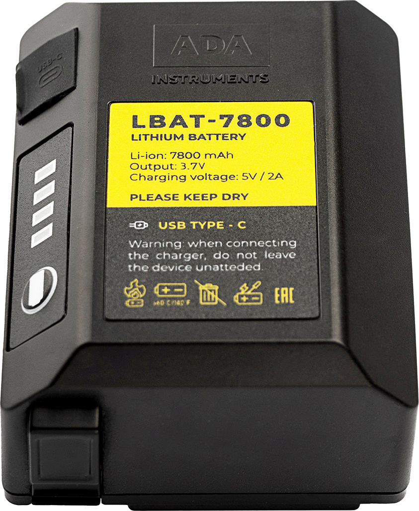 Батарея аккумуляторная Ada LBAT-7800 3.7В 7.8Ач Li-Ion (А00700)