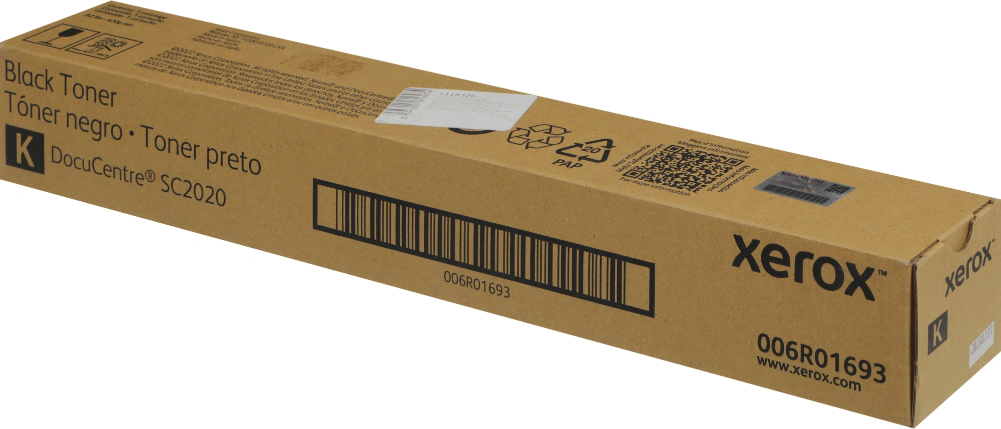 Картридж лазерный Xerox 006R01693 черный (9000стр.) для Xerox SC2020
