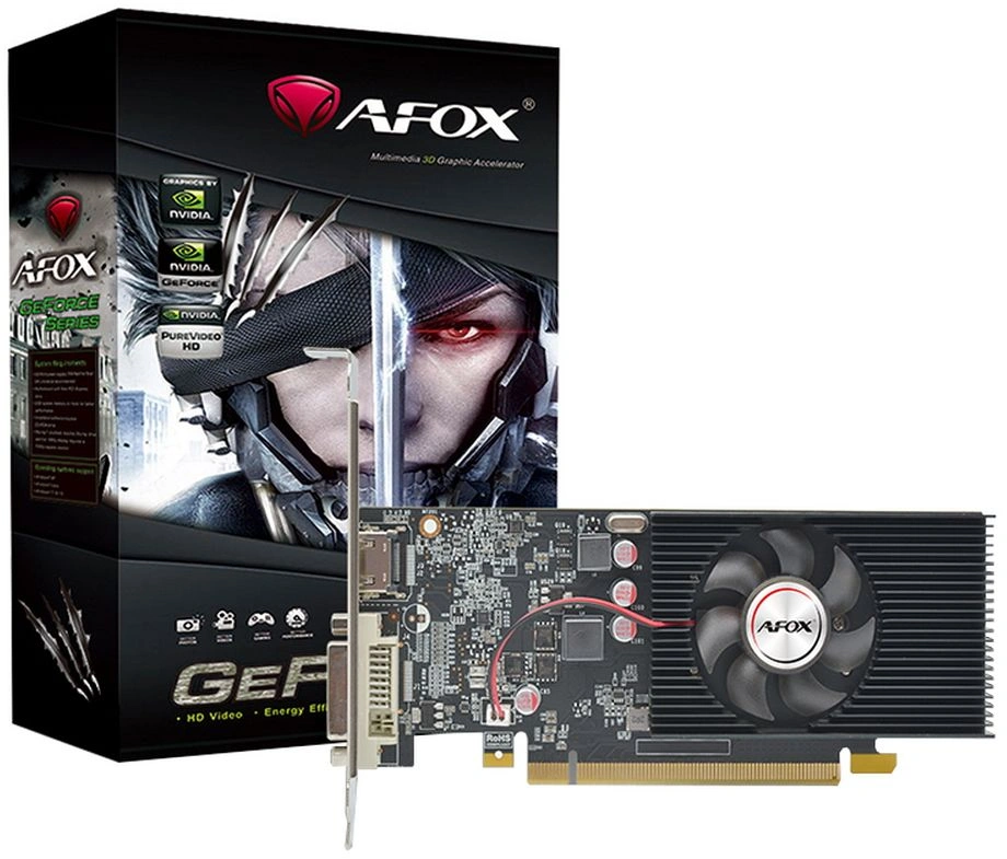 Видеокарта Afox PCI-E 3.0 AF1030-4096D4L5 NVIDIA GeForce GT 1030 4Gb 64bit GDDR4 1152/2100 DVIx1 HDMIx1 HDCP Ret Видеокарта Afox PCI-E 3.0 AF1030-4096D4L5 NVIDIA GeForce GT 1030 4Gb 64bit GDDR4 1152/2100 DVIx1 HDMIx1 HDCP Ret