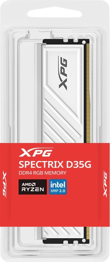 Память DDR4 16GB 3600MHz A-Data AX4U360016G18I-SWHD35G XPG Spectrix D35G RGB RTL Gaming PC4-28800 CL18 DIMM 288-pin 1.35В dual rank с радиатором Ret