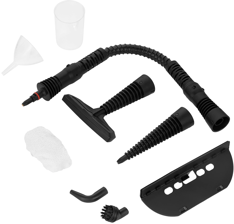 Пароочиститель ручной Kitfort КТ-9138-3 1050Вт черный/желтый