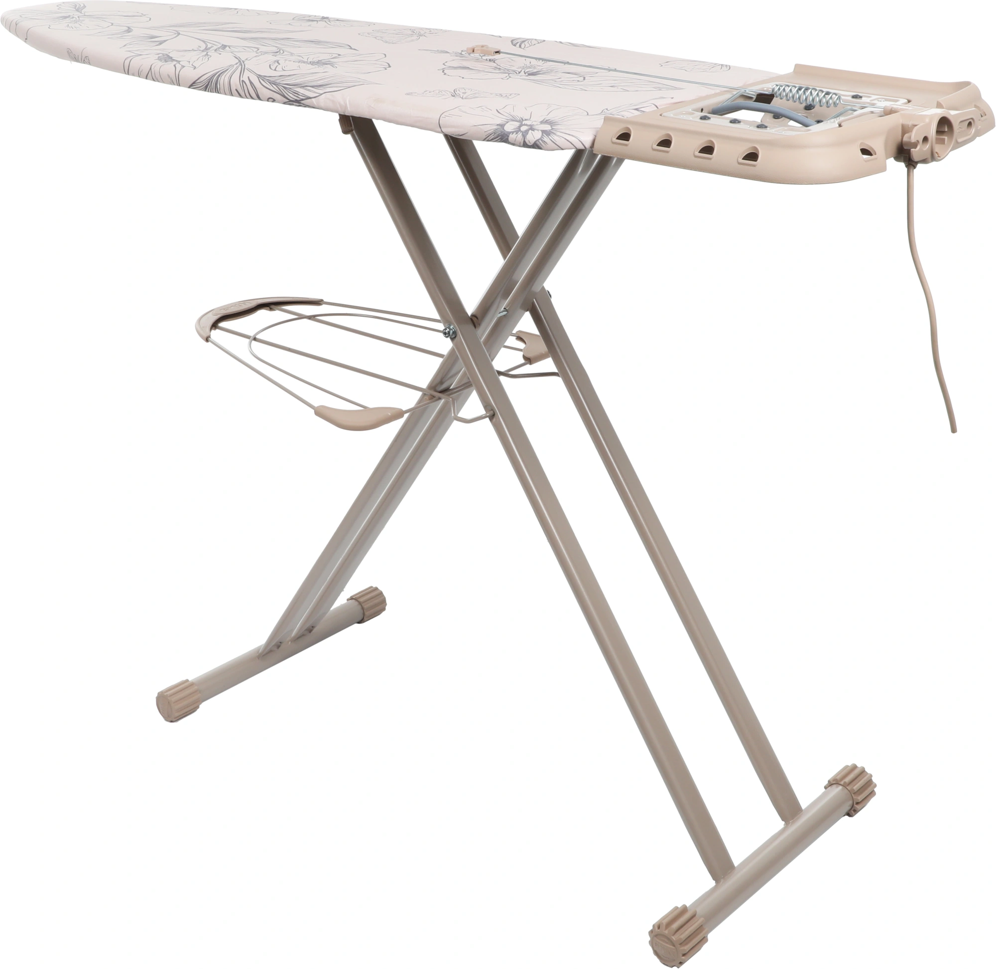 Гладильная доска Ника Sophy 123x46см рег.высот. рукав.платф. розовый (SF/F)