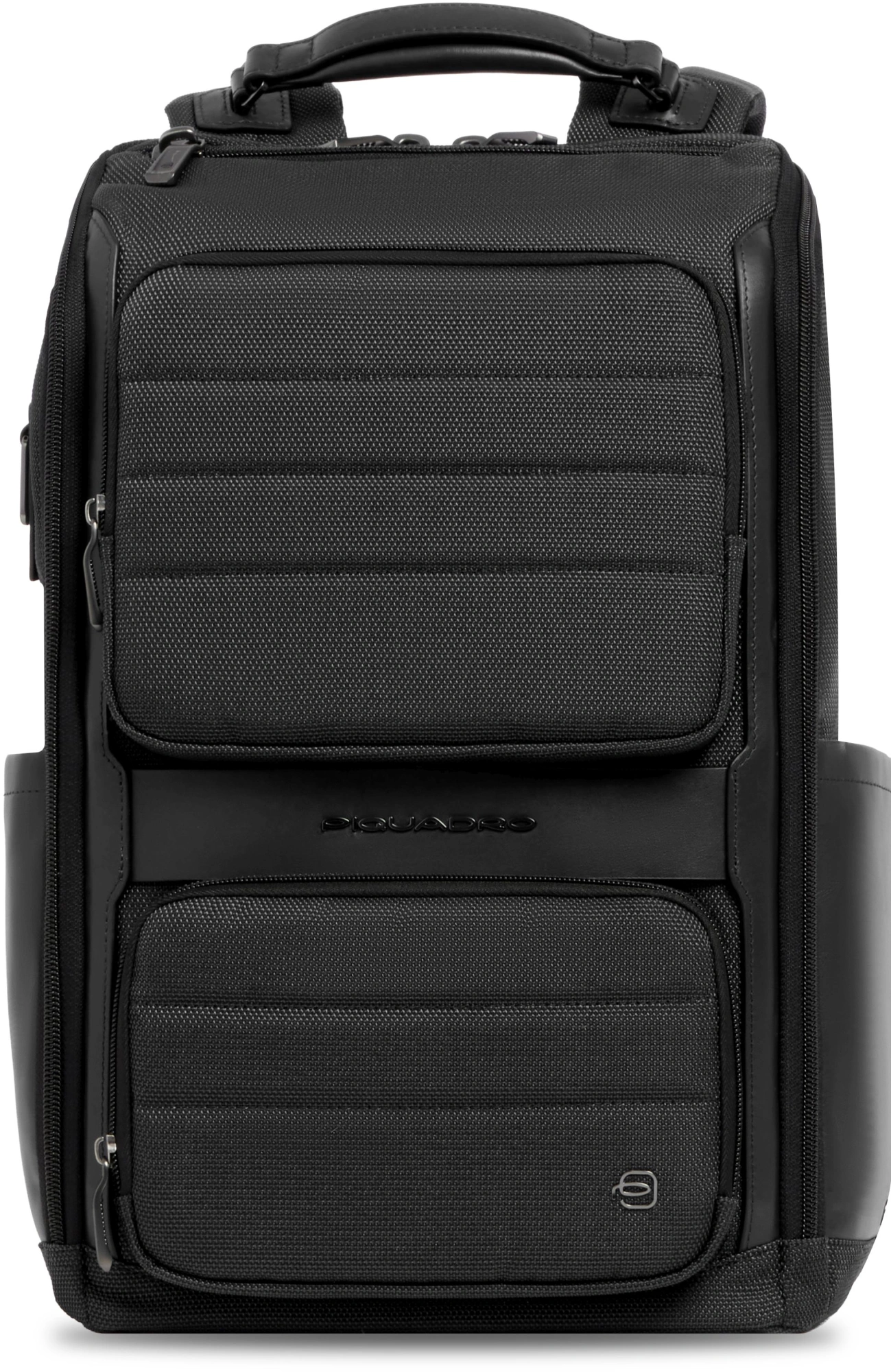 Рюкзак мужской Piquadro Oberon CA7278W150/N черный нейлон/натур.кожа