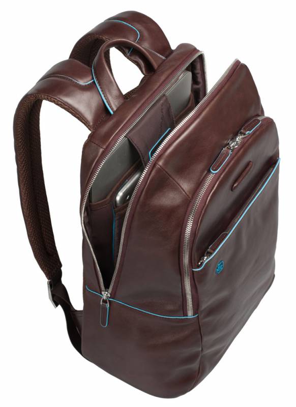 Рюкзак унисекс Piquadro Blue Square CA3214B2/MO коричневый кожа