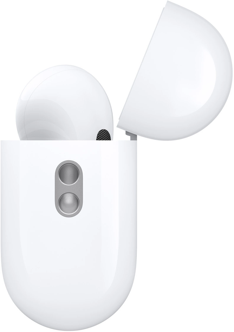 Гарнитура внутриканальные Apple AirPods Pro 2 2023 A3047/A3048/A2968 белый беспроводные bluetooth в ушной раковине (MTJV3LL/A)