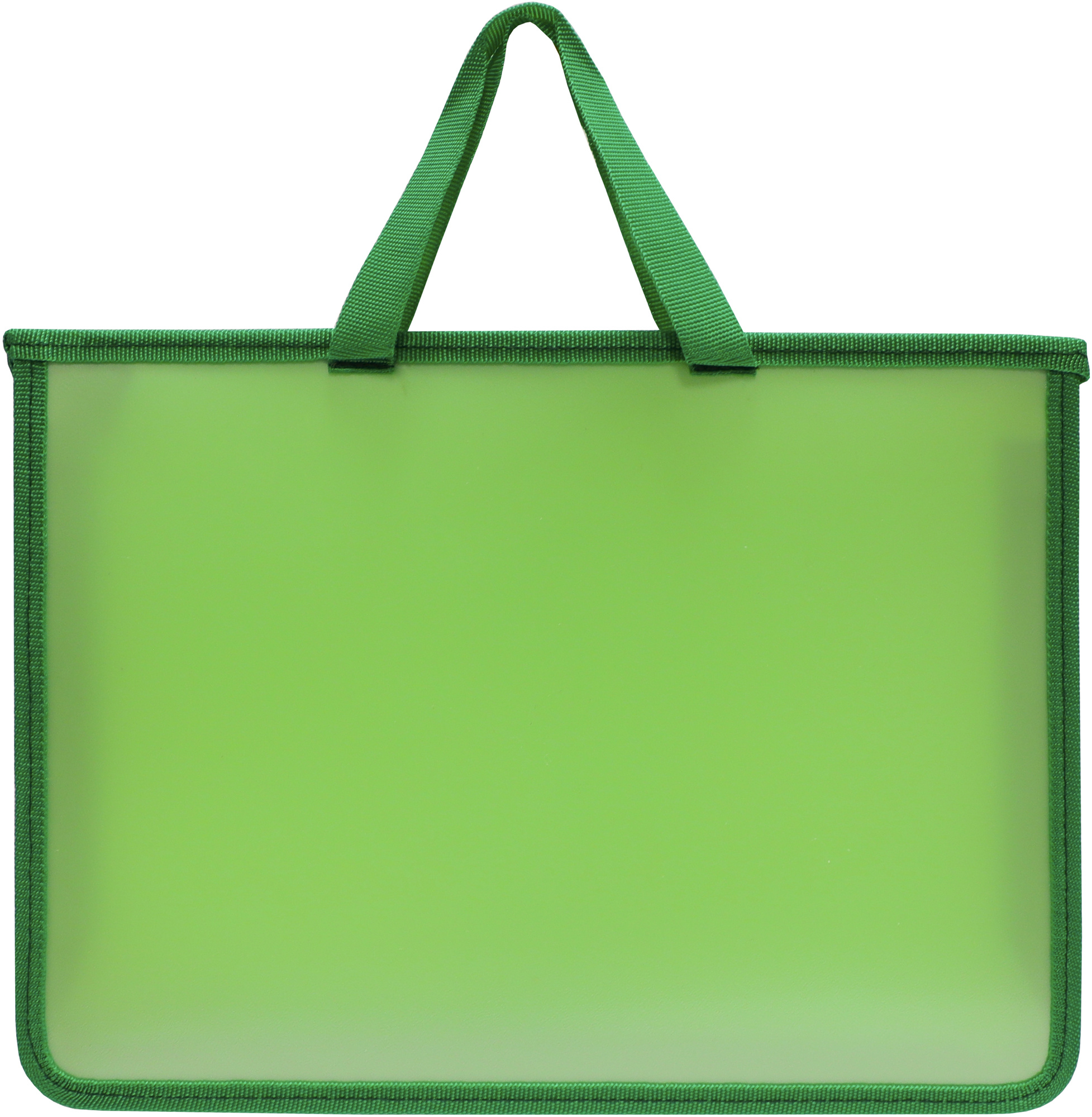 Папка для тетрадей Silwerhof 671949 Gems A4 340x245x40мм 1отд. зеленый пластик на молнии