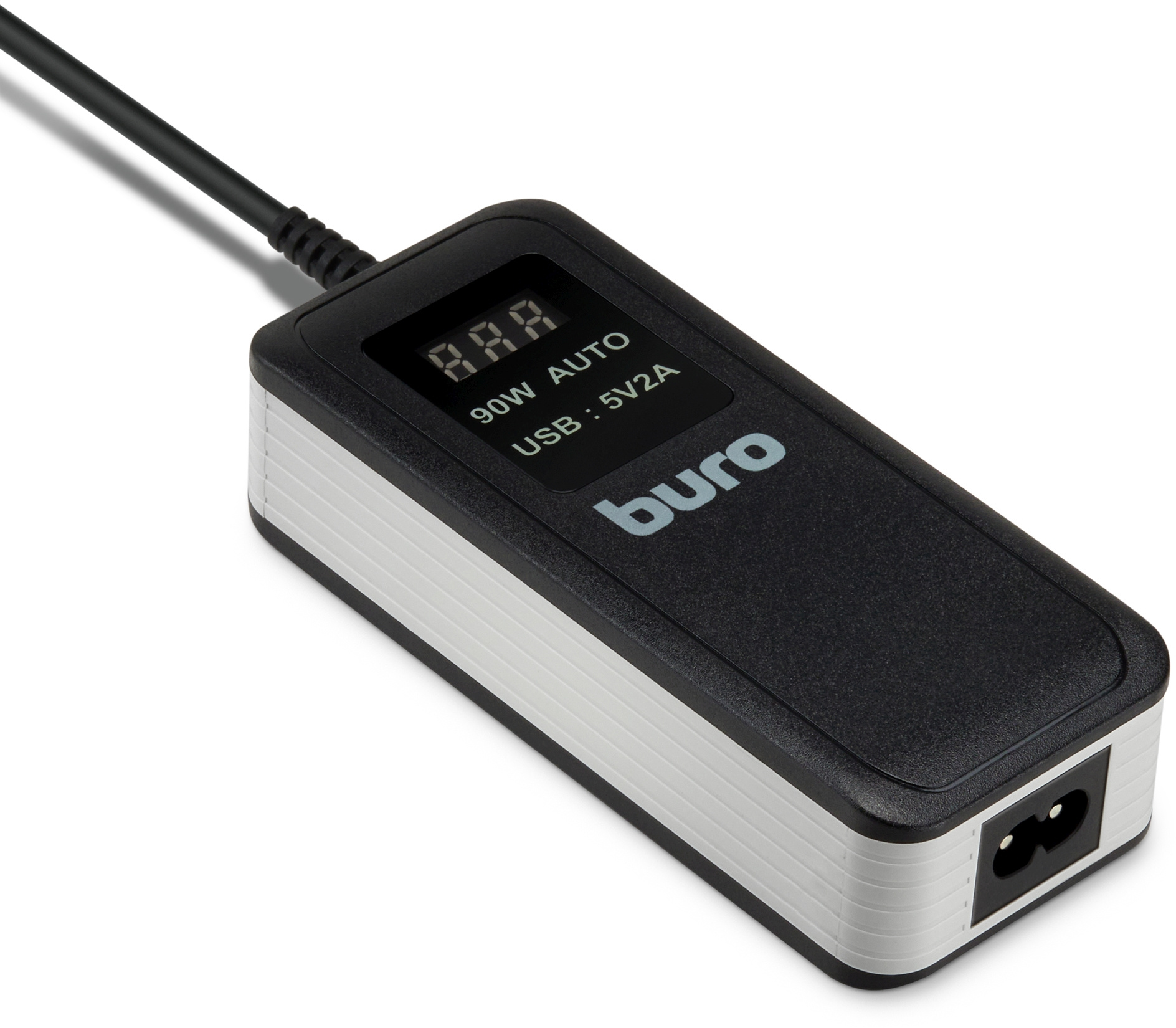 Блок питания Buro BUM-0065A90 автоматический 90W 15V-20V 11-коннект. 5A 2.1A от бытовой электросети LСD индикатор