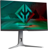 Монитор GMNG 27" Gaming GM-27F15 серый IPS LED 2ms 16:9 HDMI M/M матовая HAS Piv 400cd 178гр/178гр 2560x1440 240Hz G-Sync FreeSync DP Quad 2K (1440p) 6.55кг