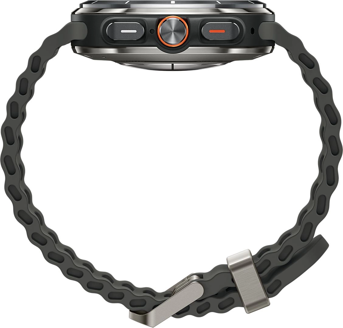 Смарт-часы Samsung Galaxy Watch Ultra LTE 47мм 1.5" AMOLED корп.серый рем.черный (SM-L705FZTACAU)