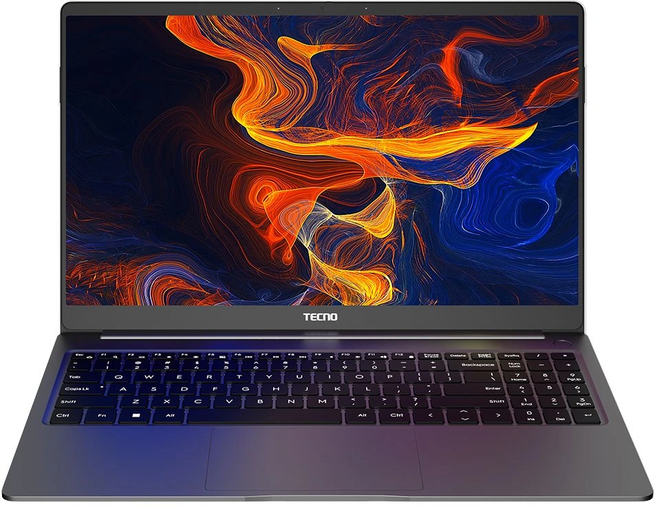 Ноутбук Tecno MegaBook T15RA Core i5 13420H 8Gb SSD512Gb Intel UHD Graphics 15.6" IPS FHD (1920x1080) Windows 11 Home silver WiFi BT Cam 6140mAh (71003300380)