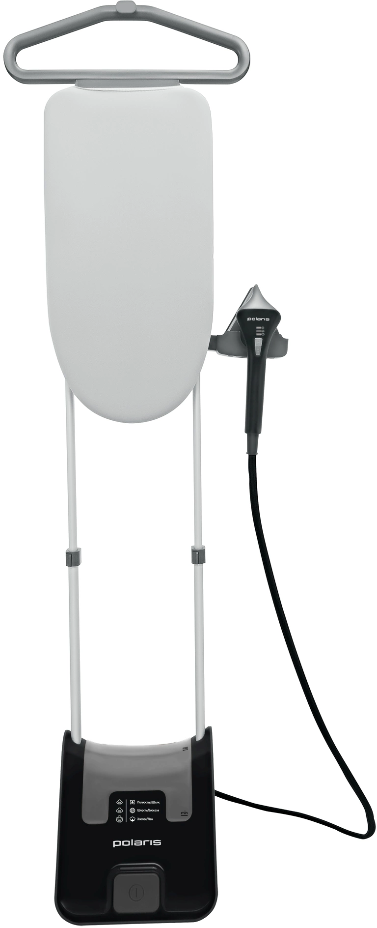 Отпариватель напольный Polaris PGS 2850VA Turbosteam 2800Вт серый/графит