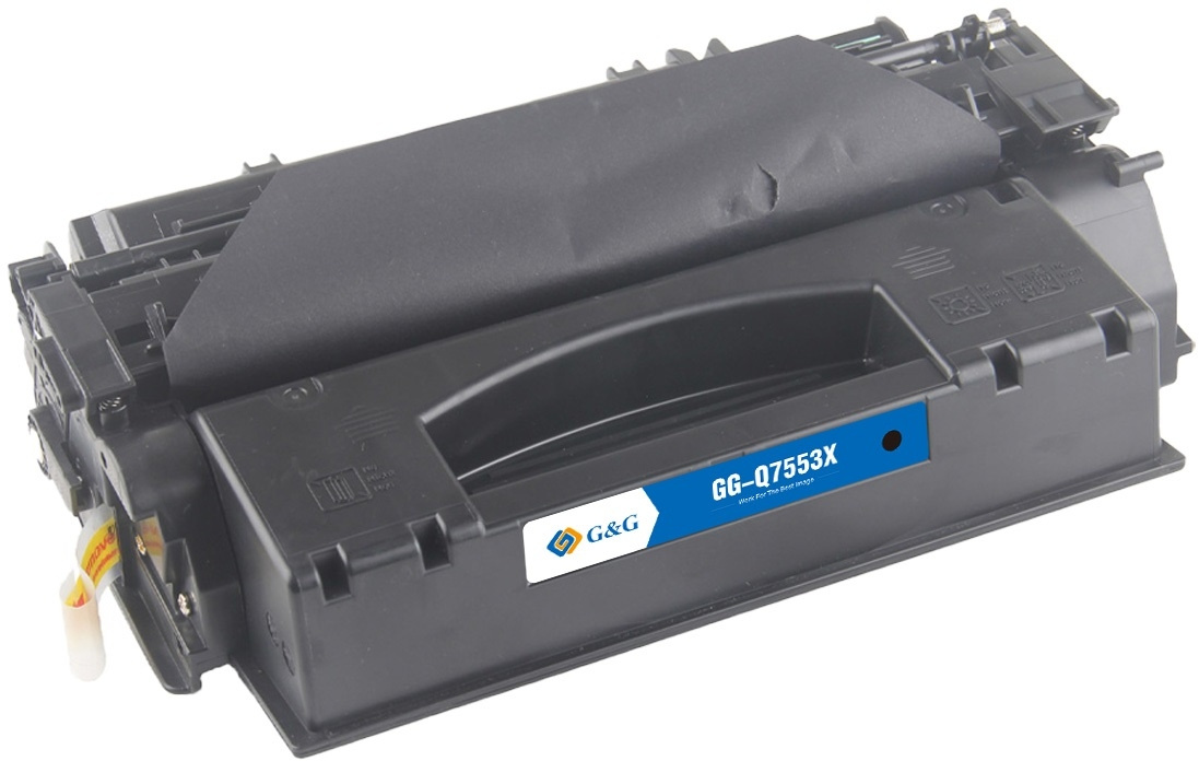 Картридж лазерный G&G GG-Q7553X черный (7000стр.) для HP LJ P2010/P2014/P2015/M2727nf MFP