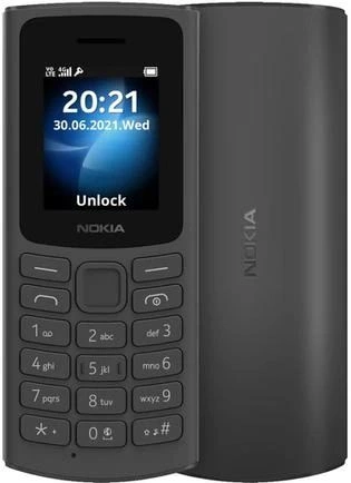 Мобильный телефон Nokia 105 DS TA-1557 0.048 черный моноблок 2Sim 1.8" 128x160 Series 30+ GSM900/1800 GSM1900 FM