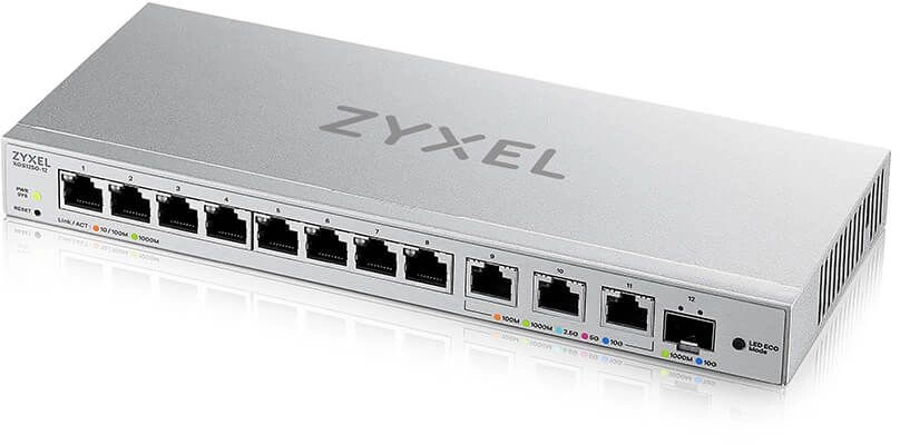 Коммутатор Zyxel XGS1250-12-ZZ0102F (L2) 8x1Гбит/с 3x10Гбит/с 1SFP+ управляемый