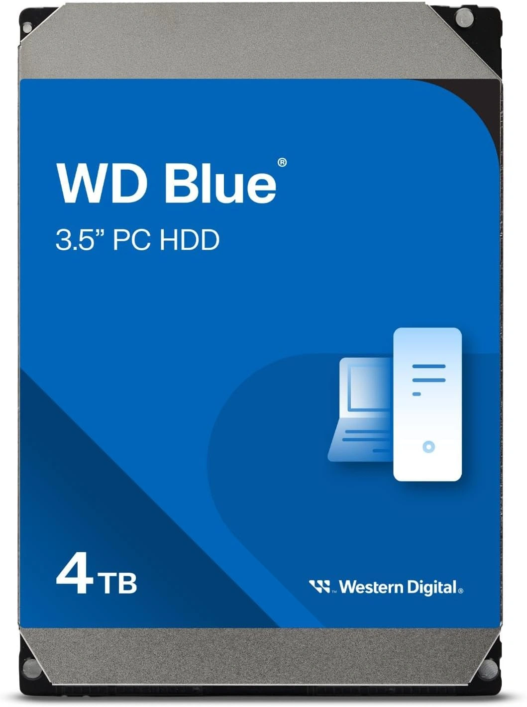 Жесткий диск WD SATA-III 4TB WD40EZZX Desktop Blue (5400rpm) 128Mb 3.5"