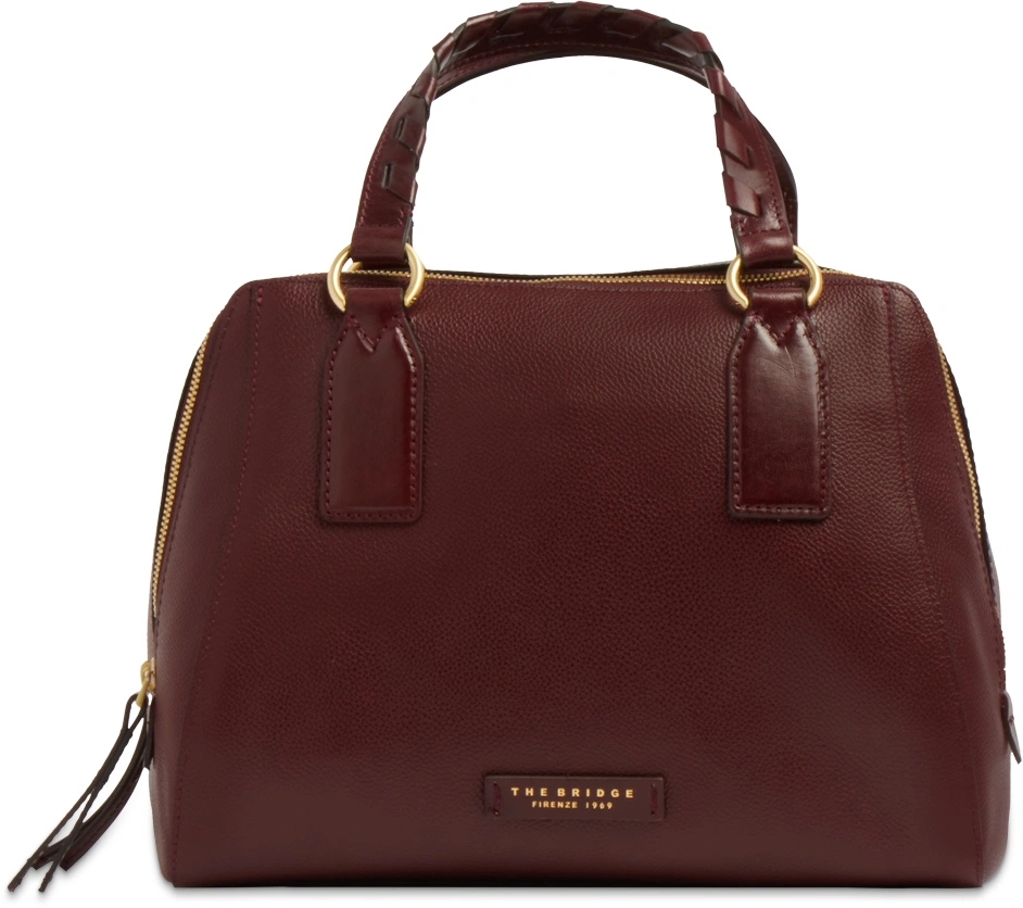 Сумка женская The Bridge Ines 045535EN/YF бордовая натур.кожа