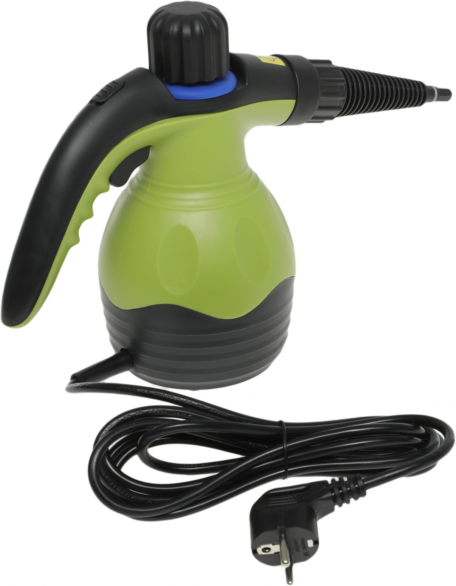 Пароочиститель ручной Kitfort КТ-950 1000Вт черный/желтый