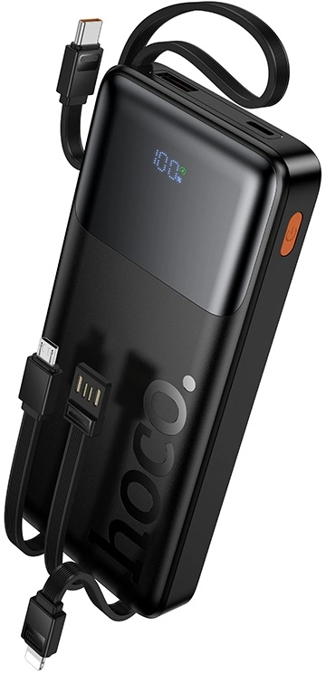 Мобильный аккумулятор Hoco J156 Founder 10000mAh 3A черный (62277)