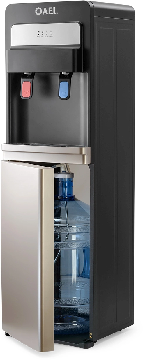 Кулер AEL LD-AEL-805a напольный электронный черный/золотистый