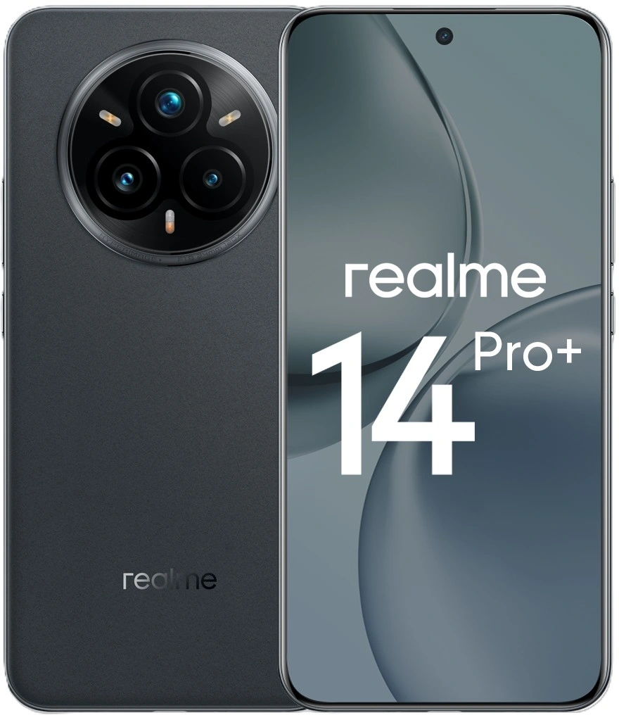 Смартфон Realme RMX5051 14 Pro+ 512Gb 12Gb серый моноблок 3G 4G 2Sim 6.83" 1272x2800 Android 15 50Mpix 802.11 a/b/g/n/ac/ax NFC GPS GSM900/1800 GSM1900 Protect