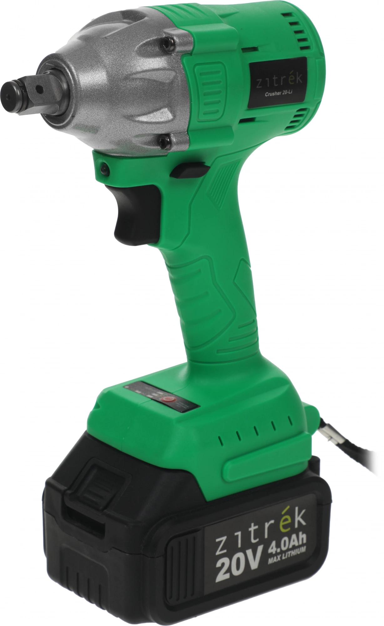 Гайковерт Zitrek Crusher 20-Li аккум. патрон:квад.1/2" (кейс в комплекте) (063-4077)