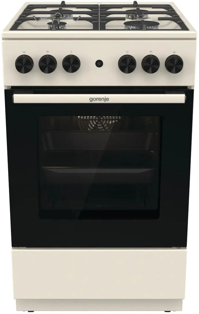 Плита Газовая Gorenje GG5A12BEF бежевый (без крышки) реш.чугун