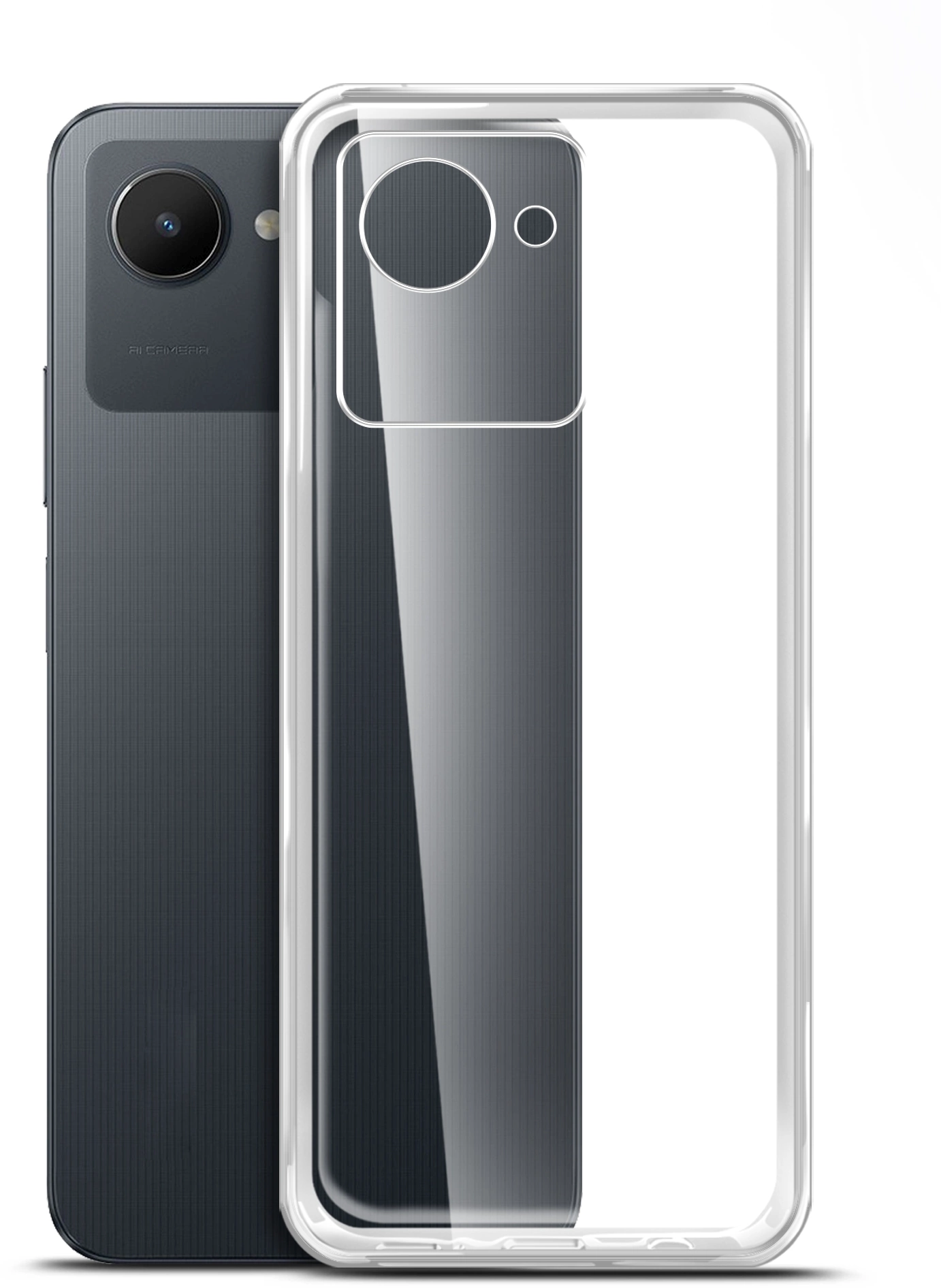 Чехол (клип-кейс) BoraSCO для Realme C30/C30s 71372 прозрачный