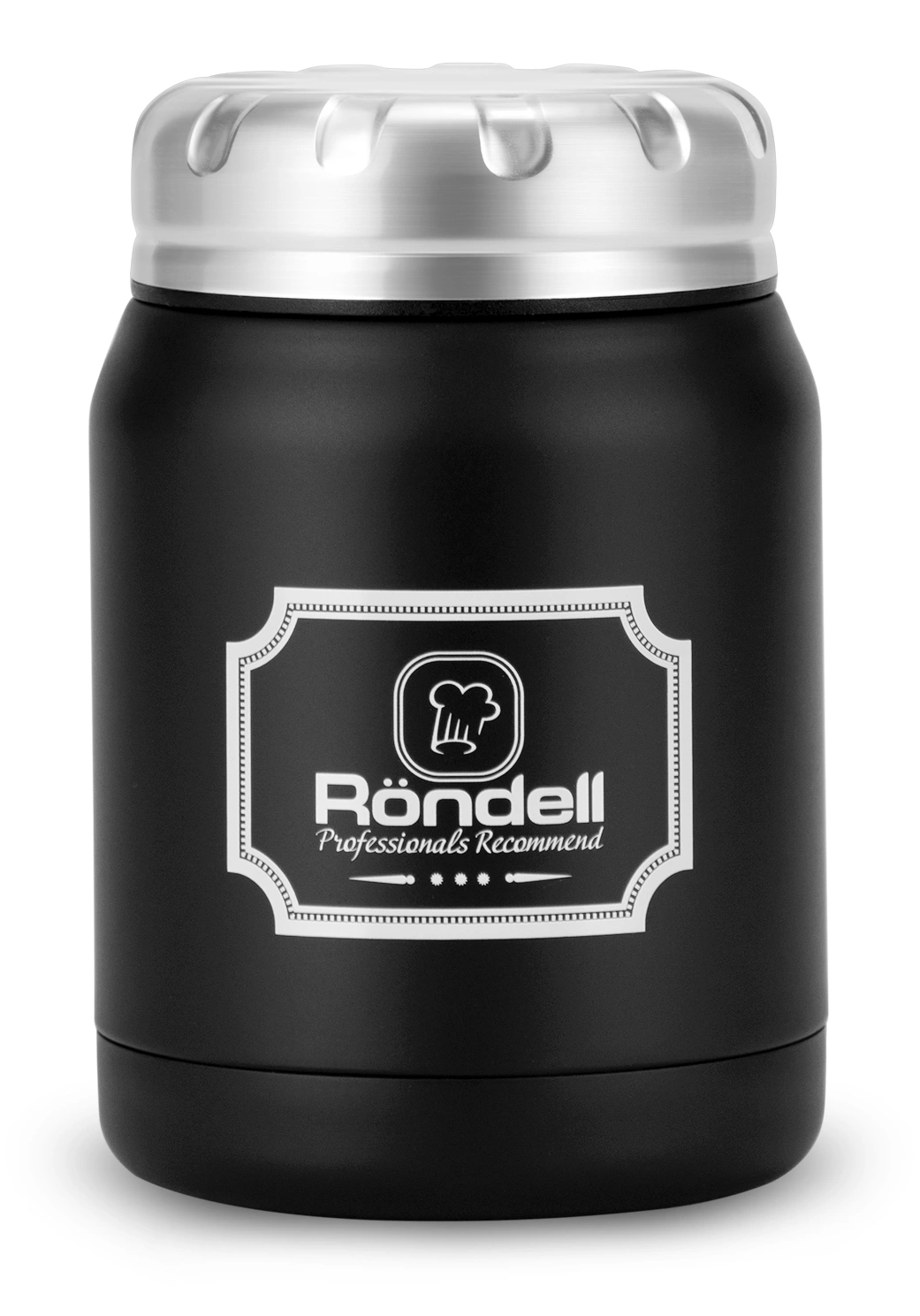 Термос для еды Rondell Picnic RDS-942 0.5л. черный картонная коробка