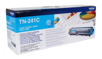 Картридж лазерный Brother TN241C голубой бар.в компл. (1400стр.) для Brother HL3140/3150/3170/DCP9020/MFC9140/9330/9340