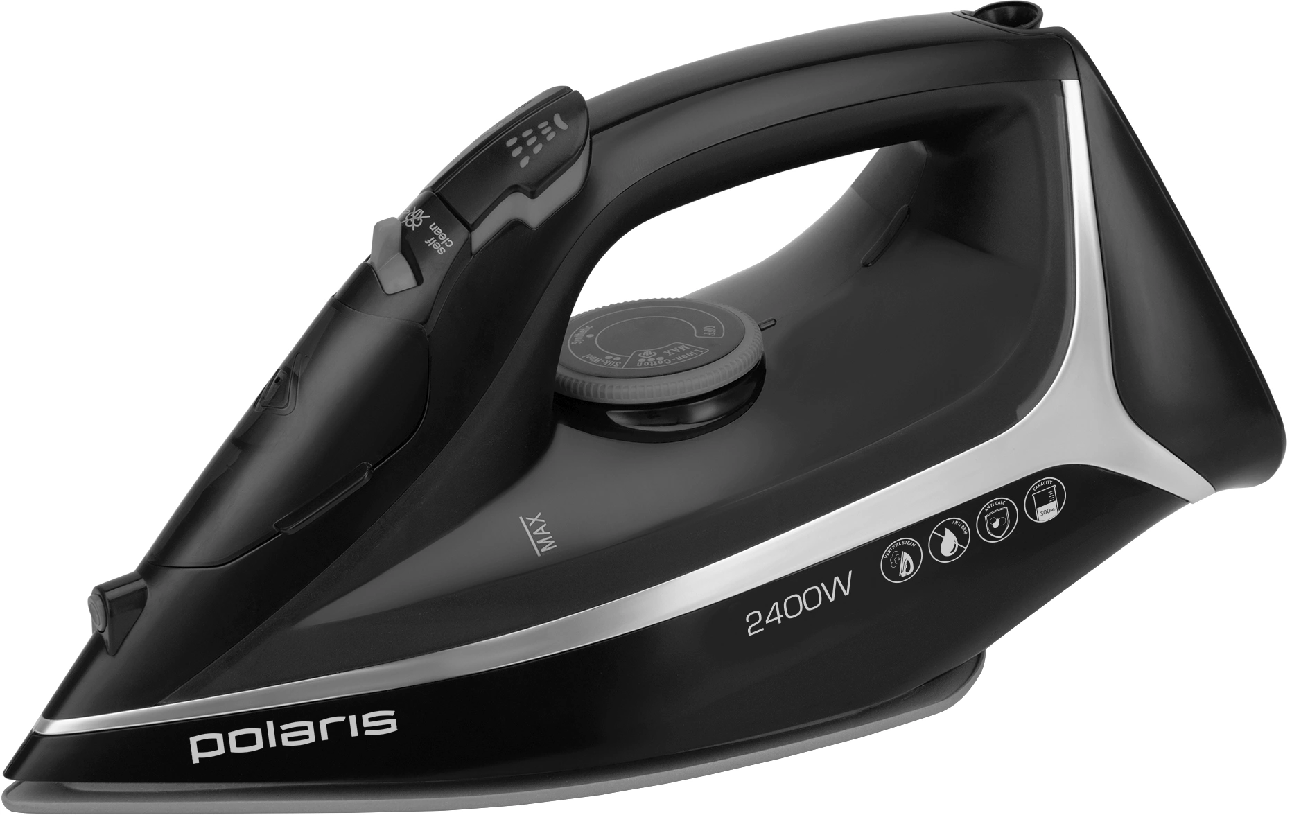 Утюг Polaris PIR 2483K 2400Вт черный/серебристый