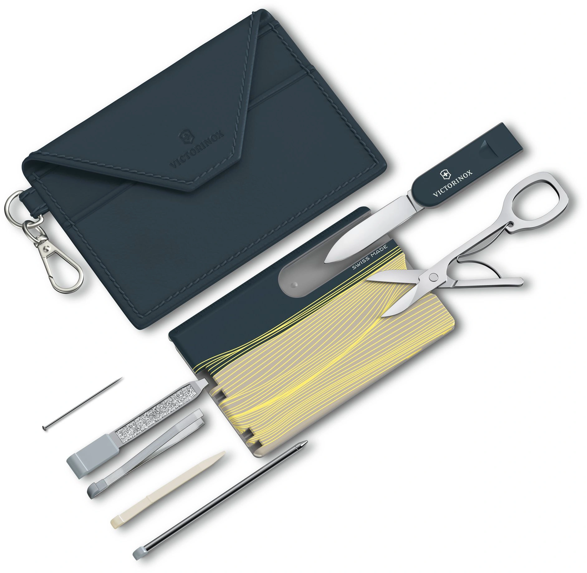 Швейцарская карта Victorinox Swiss Card Classic New York Style (0.7100.E223) серый коробка подарочная