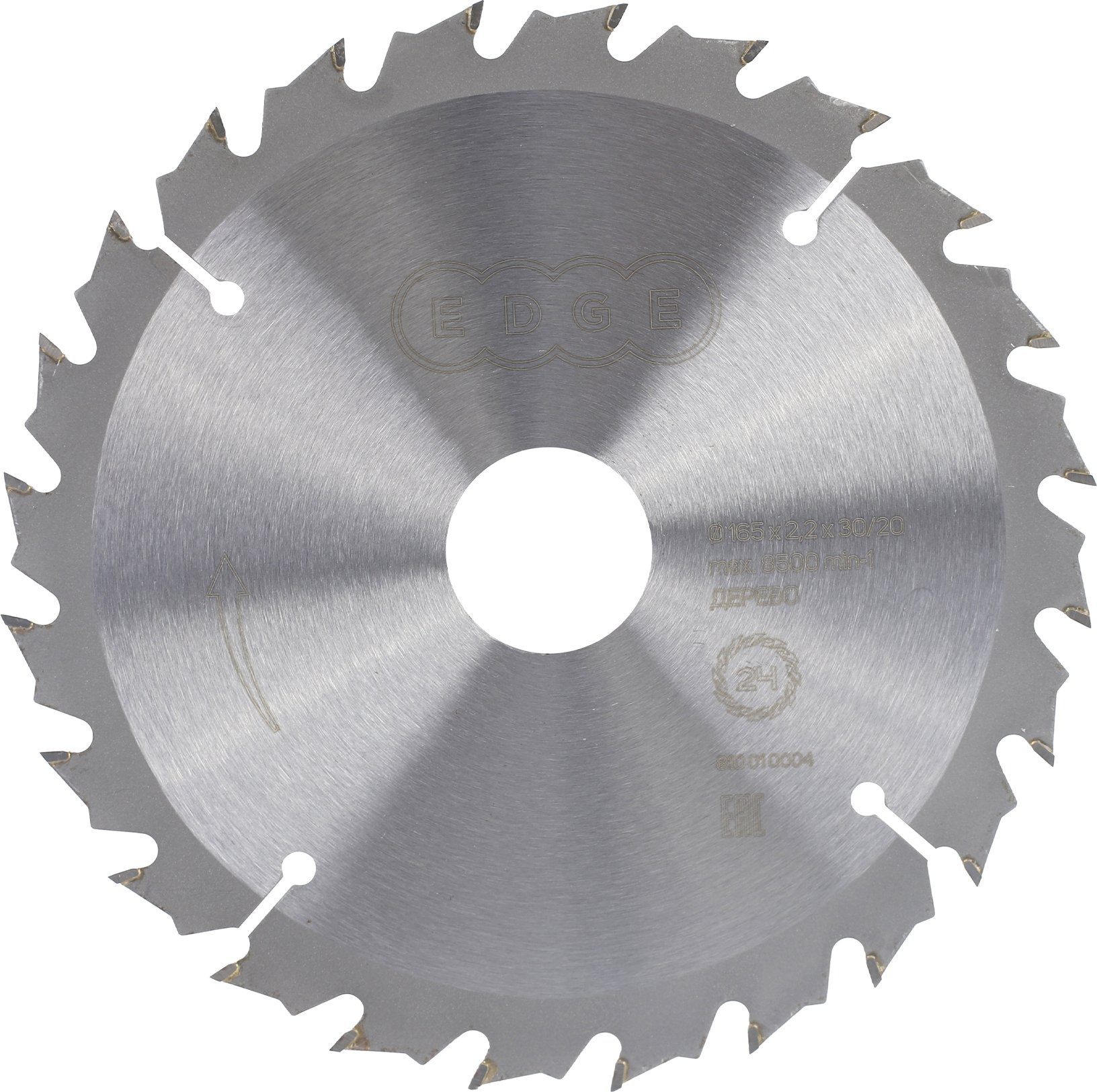 Диск пильный по дер. Patriot 810010004 d=165мм d(посад.)=30мм (циркулярные пилы)