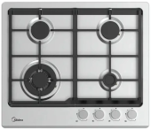 Газовая варочная поверхность Midea MG593TX нержавеющая сталь (арт.2134056)
