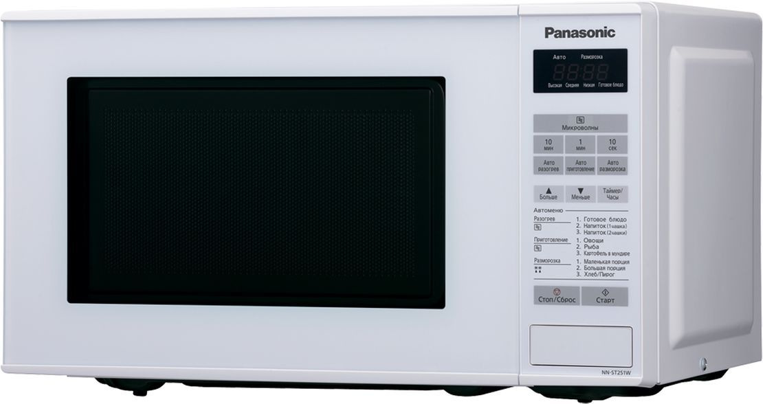 Микроволновая Печь Panasonic NN-ST251WZPE 20л. 800Вт белый