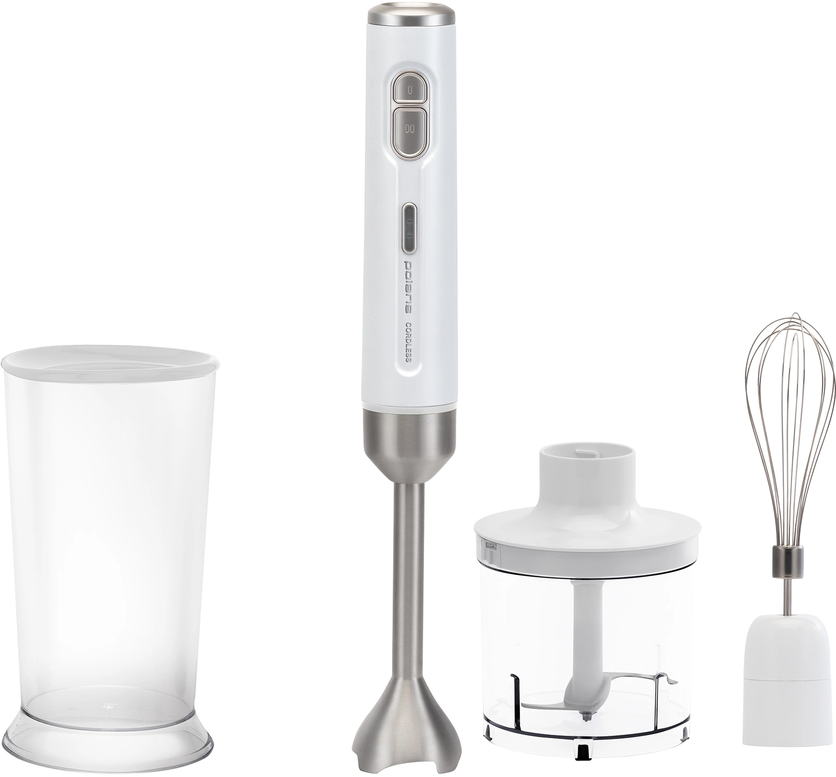 Блендер погружной Polaris PHB 0746 CordLess 700Вт белый