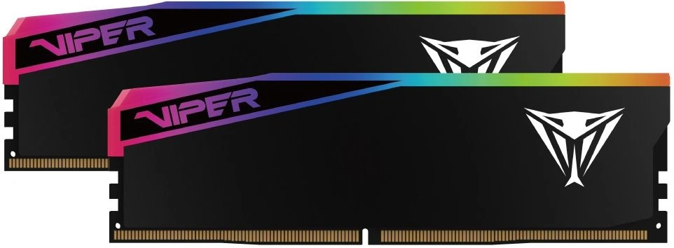 Память DDR5 2x16GB 6000MHz Patriot VEUR532G6028K Viper Elite 5 Ultra RGB RTL Gaming PC5-48000 CL28 DIMM 288-pin 1.4В kit single rank с радиатором Ret